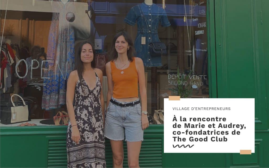 Marie et Audrey, co-fondatrices de The Good Club